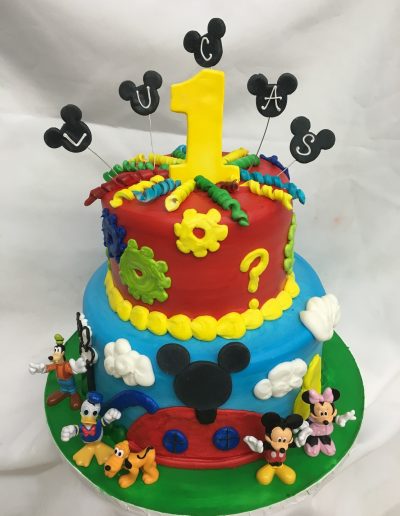 Mickey Mouse Cake, mickey mouse clubhouse, birthday cake for kids, mickey mouse theme birthday, cinottis bakery,