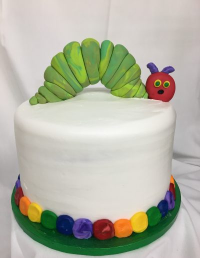Hungry Caterpillar, Cake, Rainbow, Birthday, Little, Kid, Baby, Shower, Jacksonville