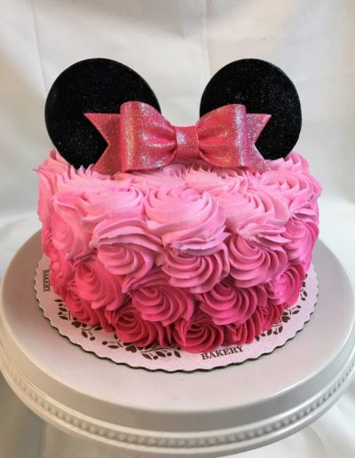 Minnie, Mouse, Girl, Pink, cute, trendy, disney, birthday, cake, jacksonville