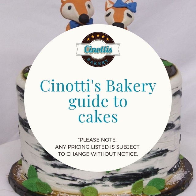 Guide to Cakes, cinottis bakery, Jacksonville Beach, Bakeries in Florida, Bakeries in Jacksonville