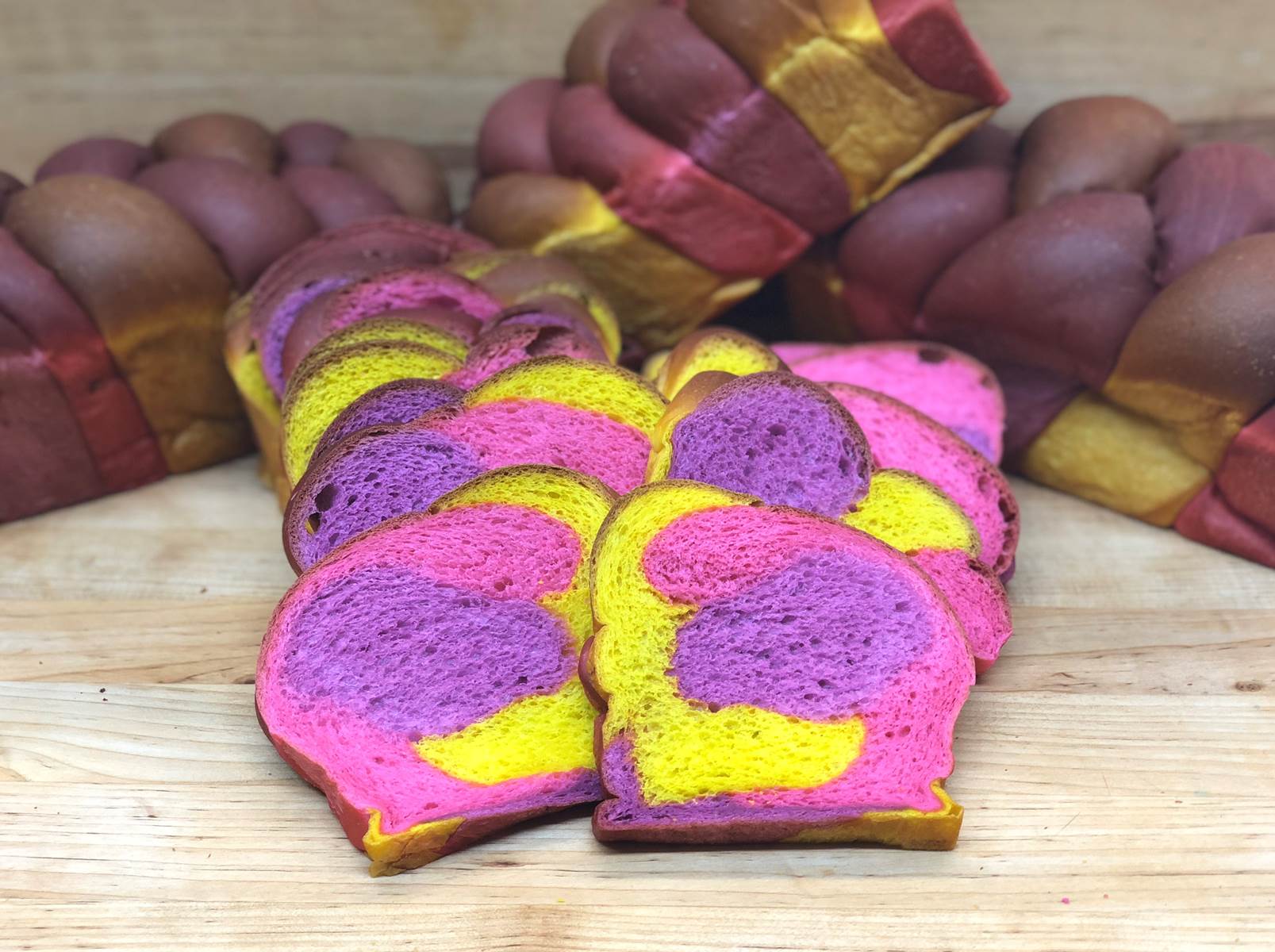 Spring Bread, colorful bread, easter bread, cinottis bakery