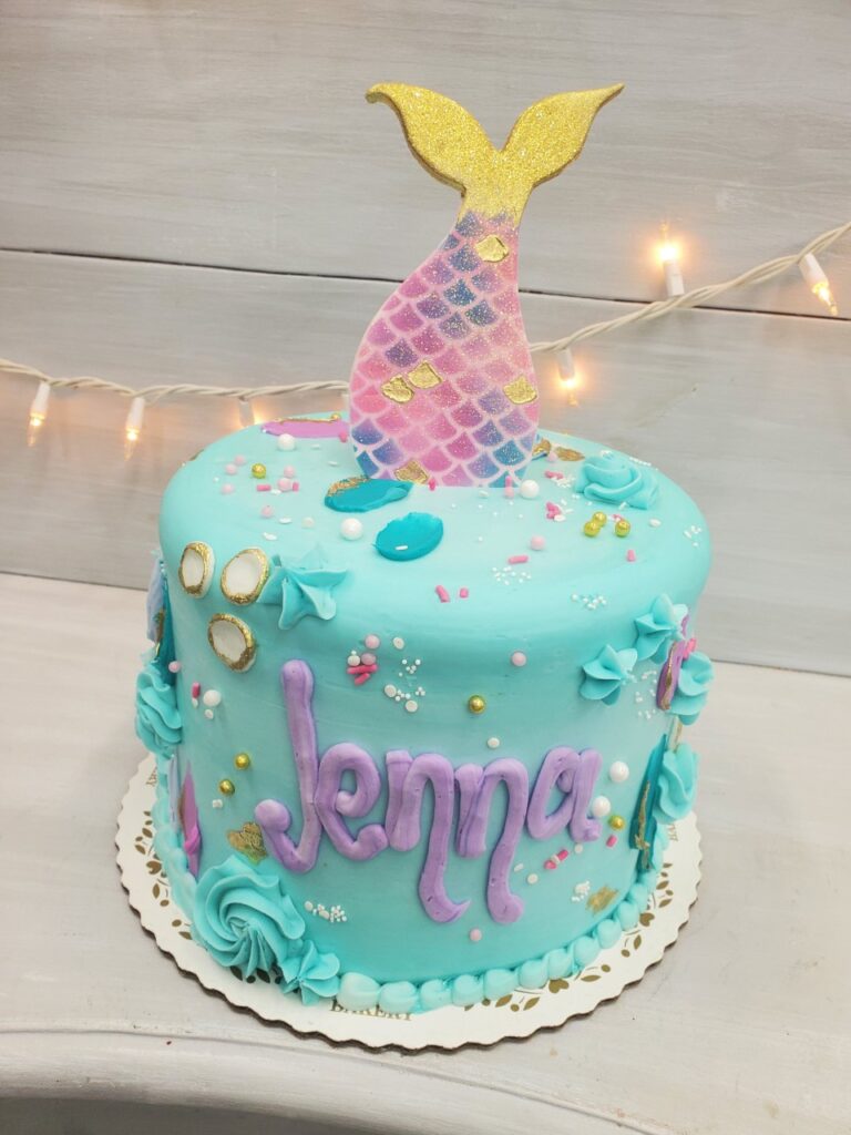 Mermaid tail Cake