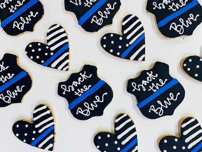 Police Cookies, First Responders, Cookies for police