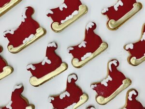 Santa Sleigh, Christmas Cookie
