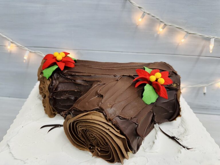 yule log cake, yuletide cake