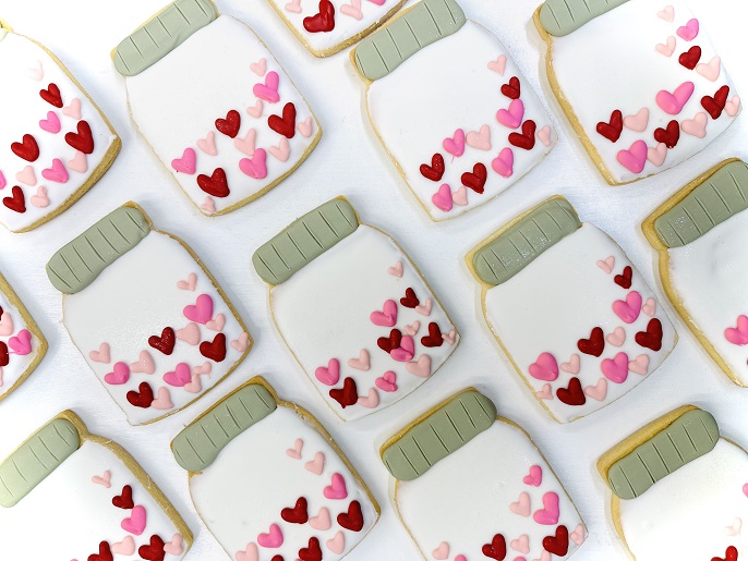 Jar of hearts, Valentine Cookie