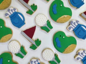 Golf cookies, father's day cookies, TPC