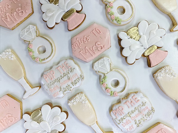 Engagement Cookies, Bridal Shower Cookies