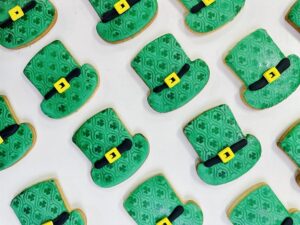 St Patty Leprechaun Hat, St Patrick's Day Cookie
