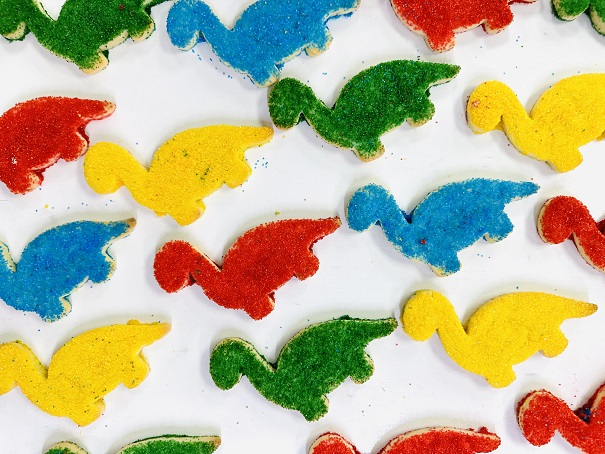 Dinosaur Sugar Cookies