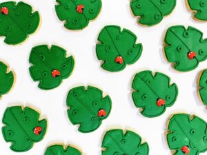 Ladybug on a leaf, Girl Cookie,