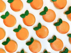 Orange Cookie, Orange Shape Cookie