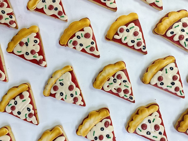 Pizza Cookies, Pizza Party Cookies