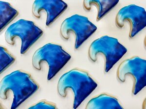 Ocean Wave Cookies