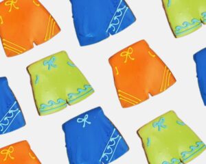 Swim Shorts Cookies