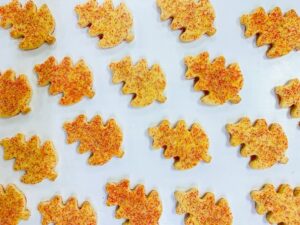 Sugar Cutout Cookies, Fall Leaves
