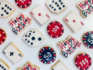 VEGAS Birthday Cookies