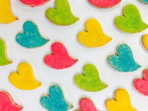 Bright Valentine Sugar Cutout Cookie