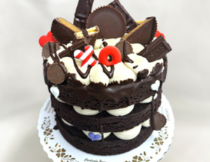 Valentine Peanut Butter Brownie