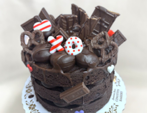 Valentine Triple Chocolate Brownie