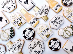 Lucky in Love, Vegas Bridal cookies