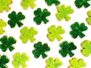 St Patty, Shamrock Sugar Cutouts