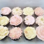 Blush and Ivory Cupcakes