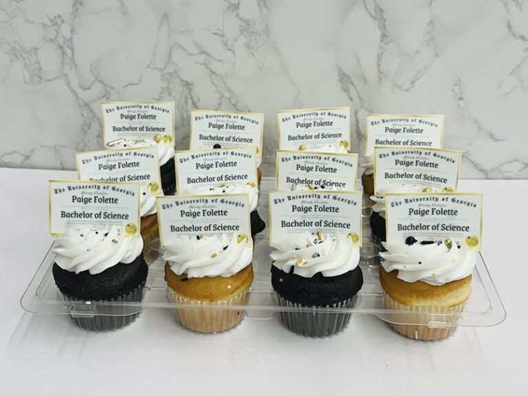 Custom Diploma Cupcakes