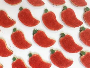 Cutout Cookies Chili Peppers
