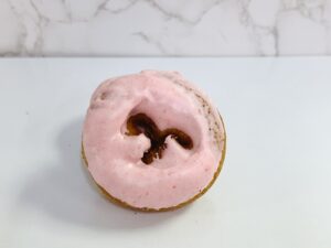 Donut, Strawberry Dipped Cake