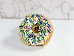 Donut, Vanilla Sprinkle Glazed
