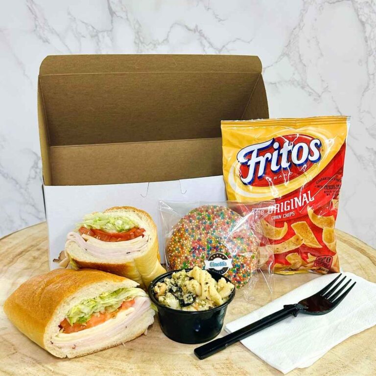 Boxed Lunches, Turkey Sub, complete lunch, boxed lunch for event, Jacksonville Corporate Lunch