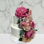 Knifed Buttercream Fresh Flowers
