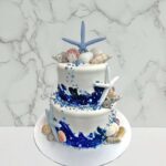 Painted Waves and Shells