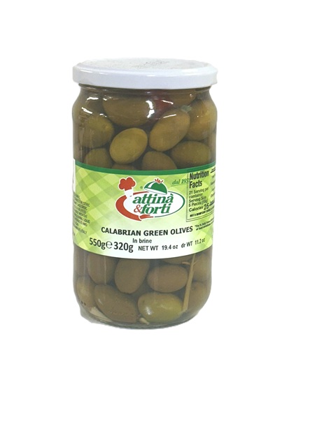 Attina and Forti Gourmet Calabrian Green Olives, Cinotti's Italian Market, Jacksonville Italian Market, Imported italian Food