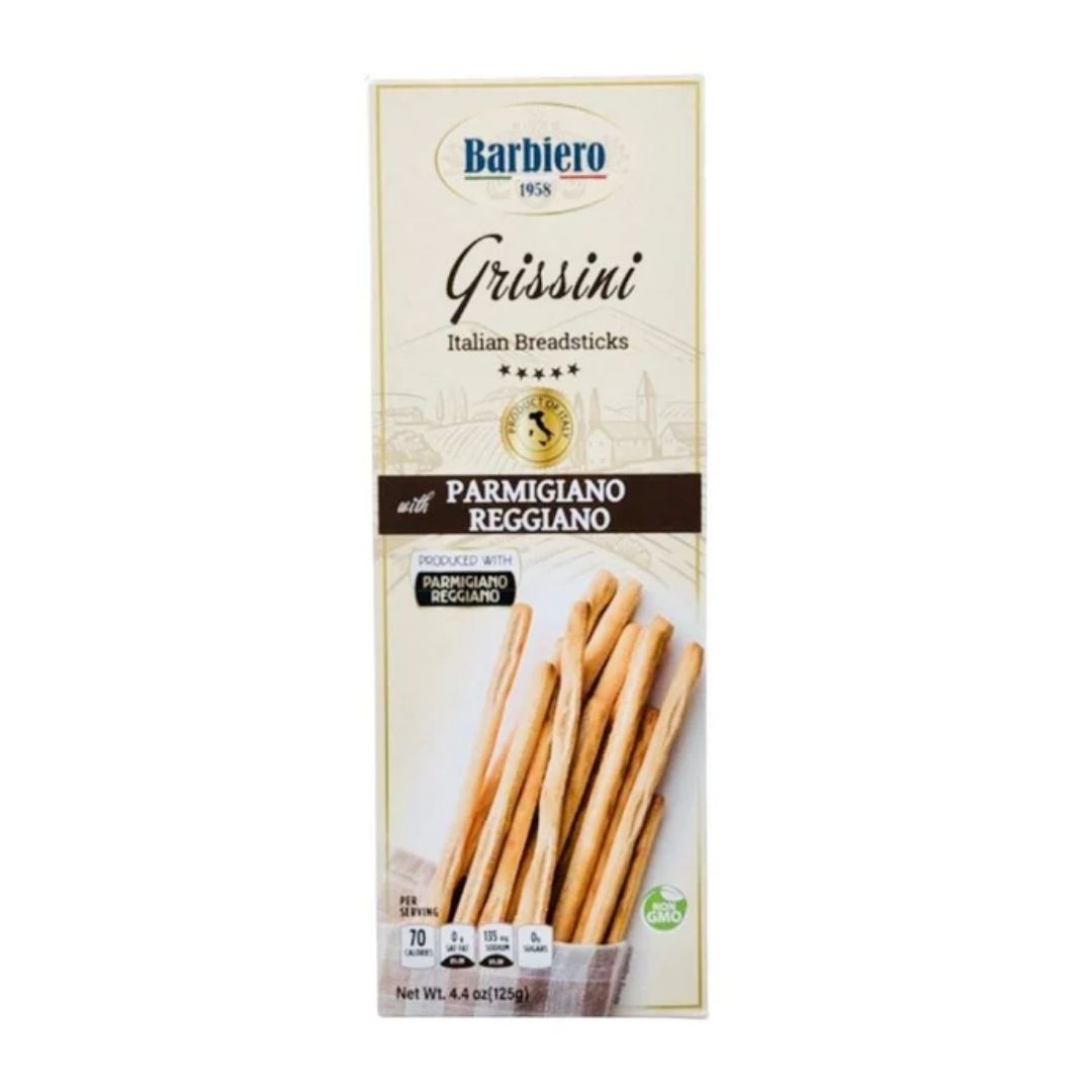 Barbiero Parmigiano Reggiano Grissini Breadsticks-Cinotti's Italian Market, Italian Cookies