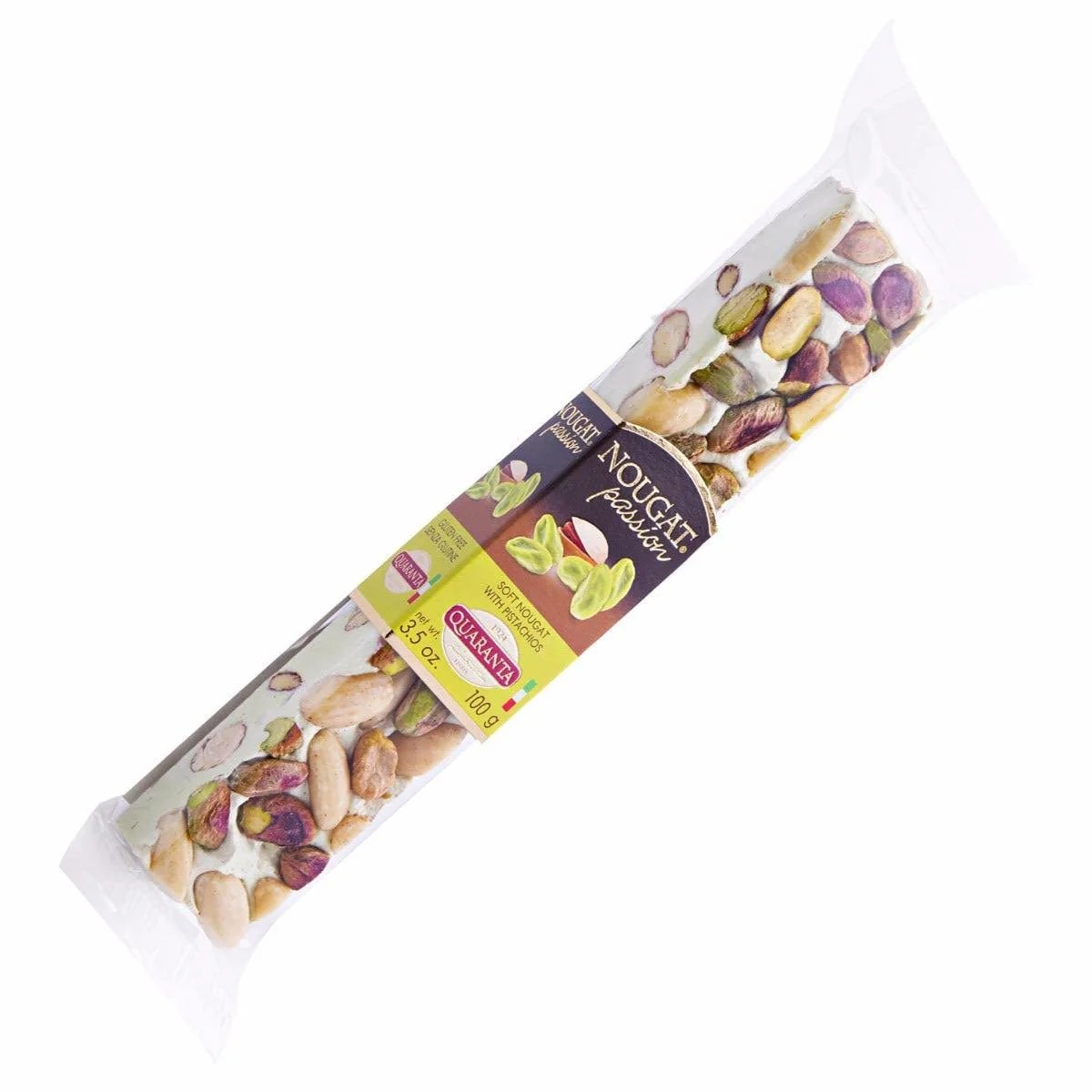 Quaranta Pistachio Nougat Bar, Cinotti's Italian Market, Jacksonville Italian Market, Imported Italian Food Quaranta Pistachio Nougat Bar, Cinotti's Italian Market, Jacksonville Italian Market, Imported Italian Food