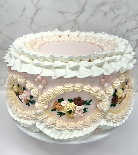 Vintage Floral Ruffles