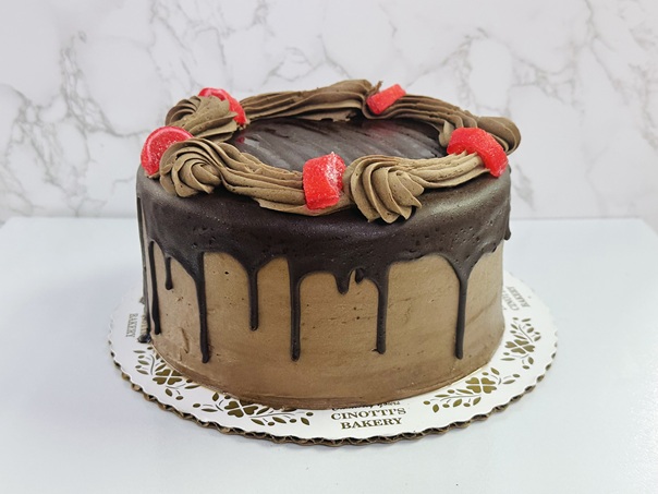 8 inch Sacher Torte 8 inch Sacher Torte, Chocolate cake with raspberry filling