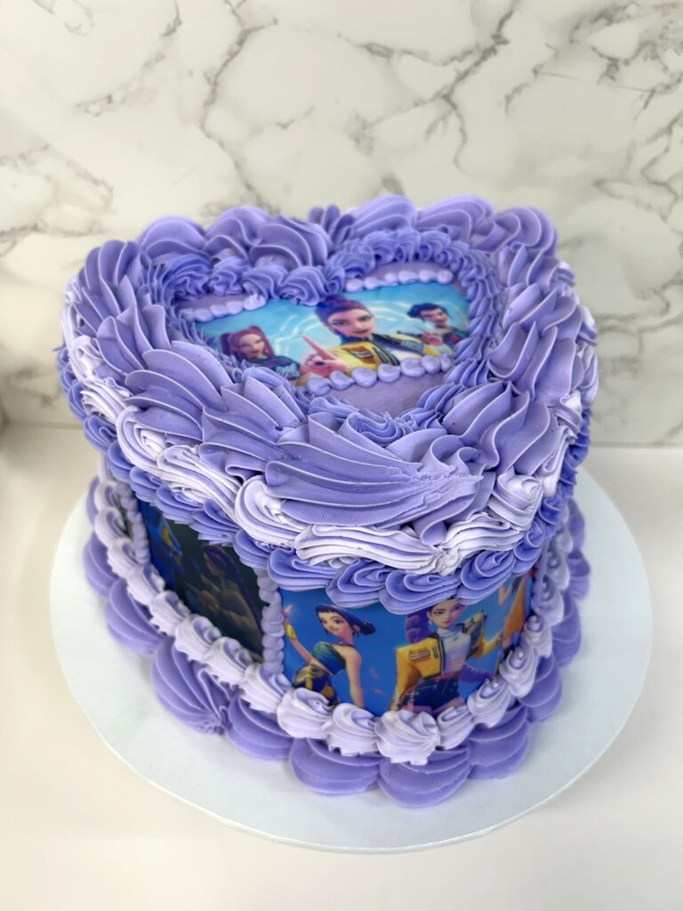Demon Slayer Cake, Heart Cake