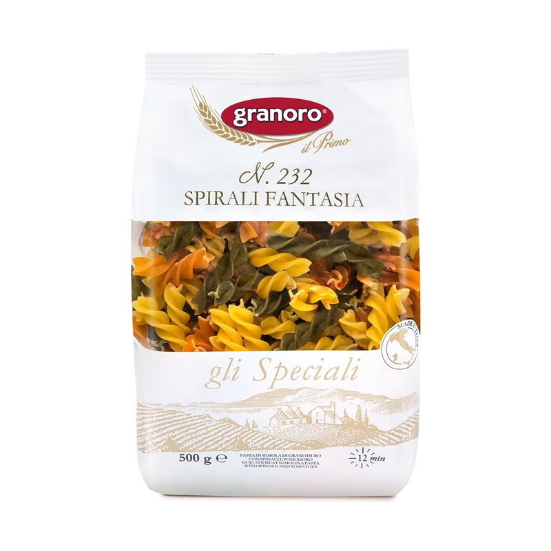 Spirali Fantasia #232 Granoro Pasta, Cinotti's Italian Market, Imported Italian Pasta