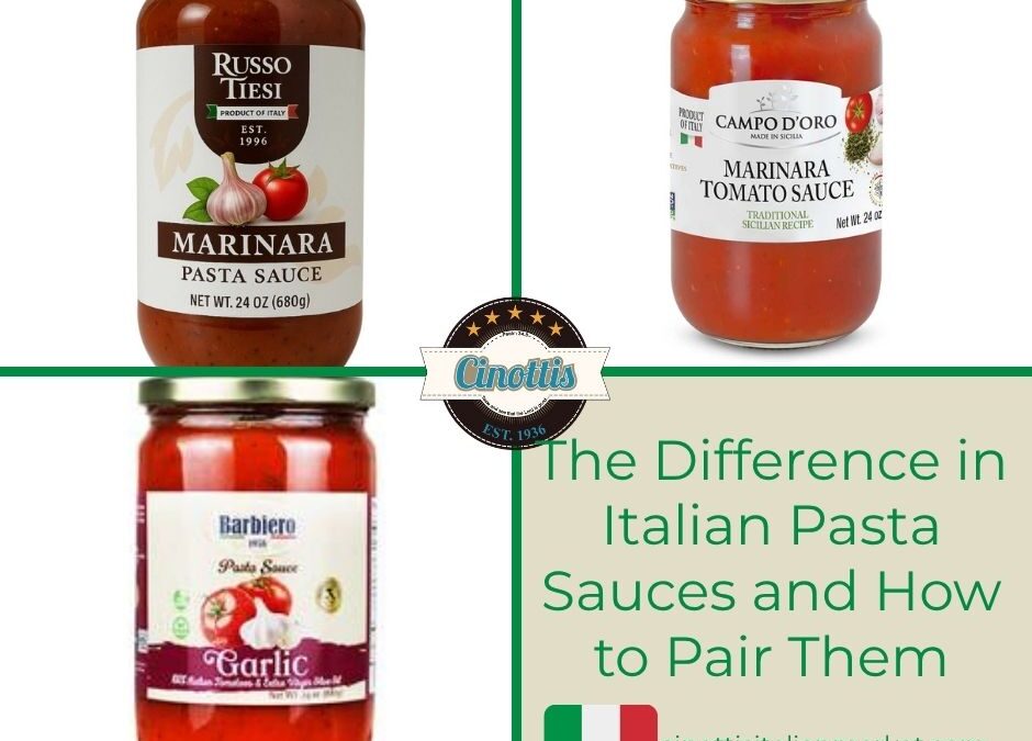 Authentic Italian Sauces and How to Pair Them