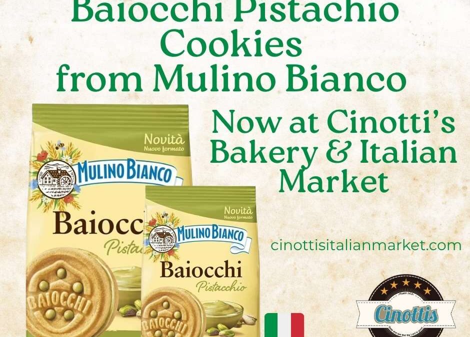 Baiocchi Pistachio Cookies from Mulino Bianco