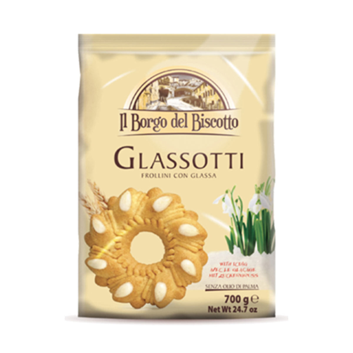 Glassotti Italian Cookies with Icing, Borgo Del Biscotto, Cinotti's Italian Market, Imported Italian Cookies