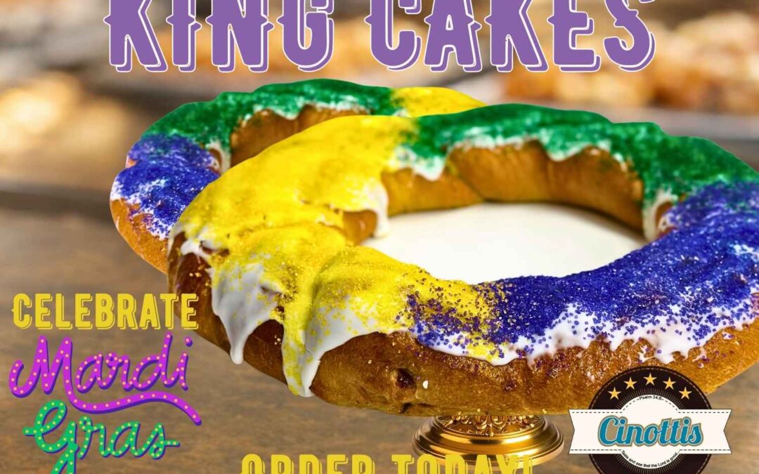 Discover the King Cakes from Cinotti’s Bakery