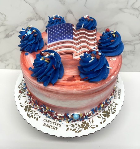 1776 cake, 4th of July Cake, America Cake, Cinotti's Bakery, Cakes, Jacksonville