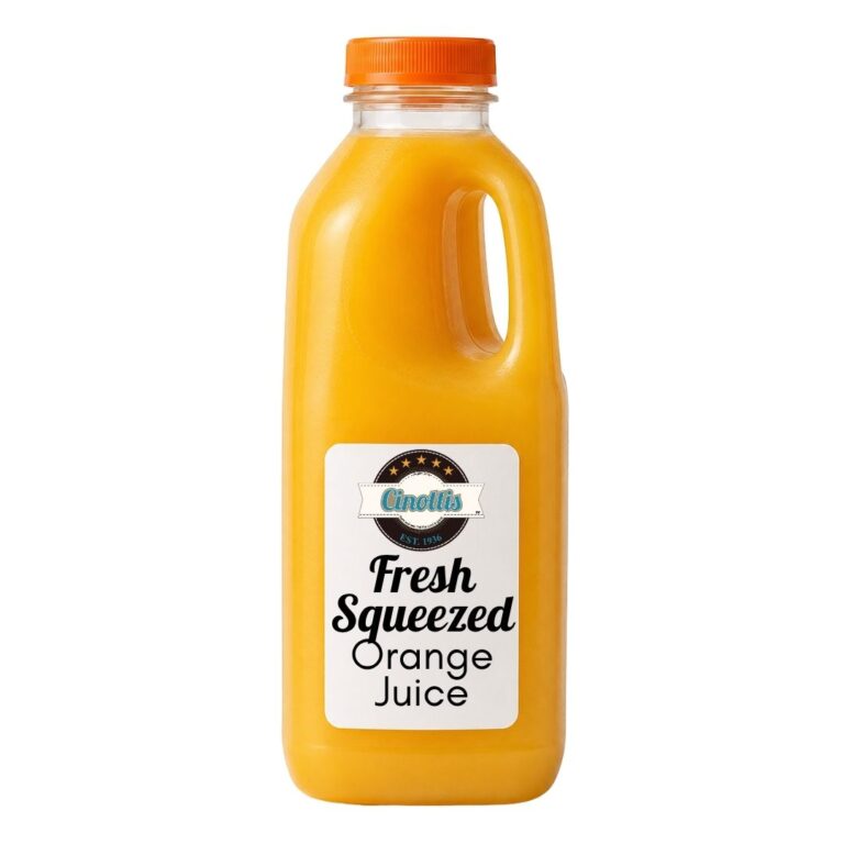 Fresh Squeezed Orange Juice, Cinottis Bakery and Italian Market, Jacksonville, Catering Jacksonville, Breakfast