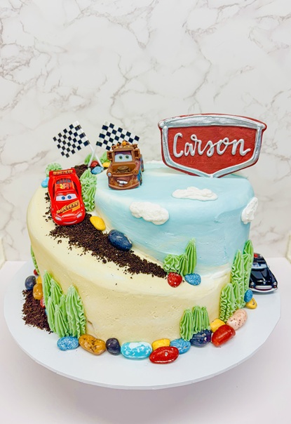Lightning McQueen Cake, Cars Cake, Birthday Cake, Jacksonville, Cinotti's