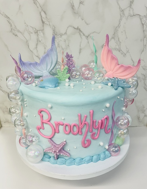 Mermaid Tails Cake, Mermaid Cake, Birthday Cake, Cinotti's Bakery, Jacksonville