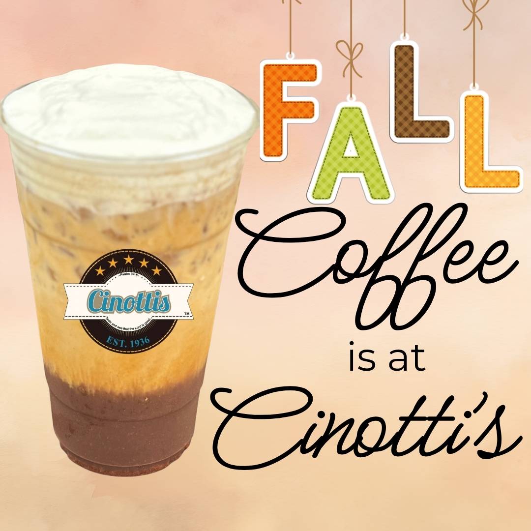 Fall Coffee Has Arrived at Cinotti’s Bakery & Italian Market, Cinotti's Bakery, Jacksonville, Pumpkin